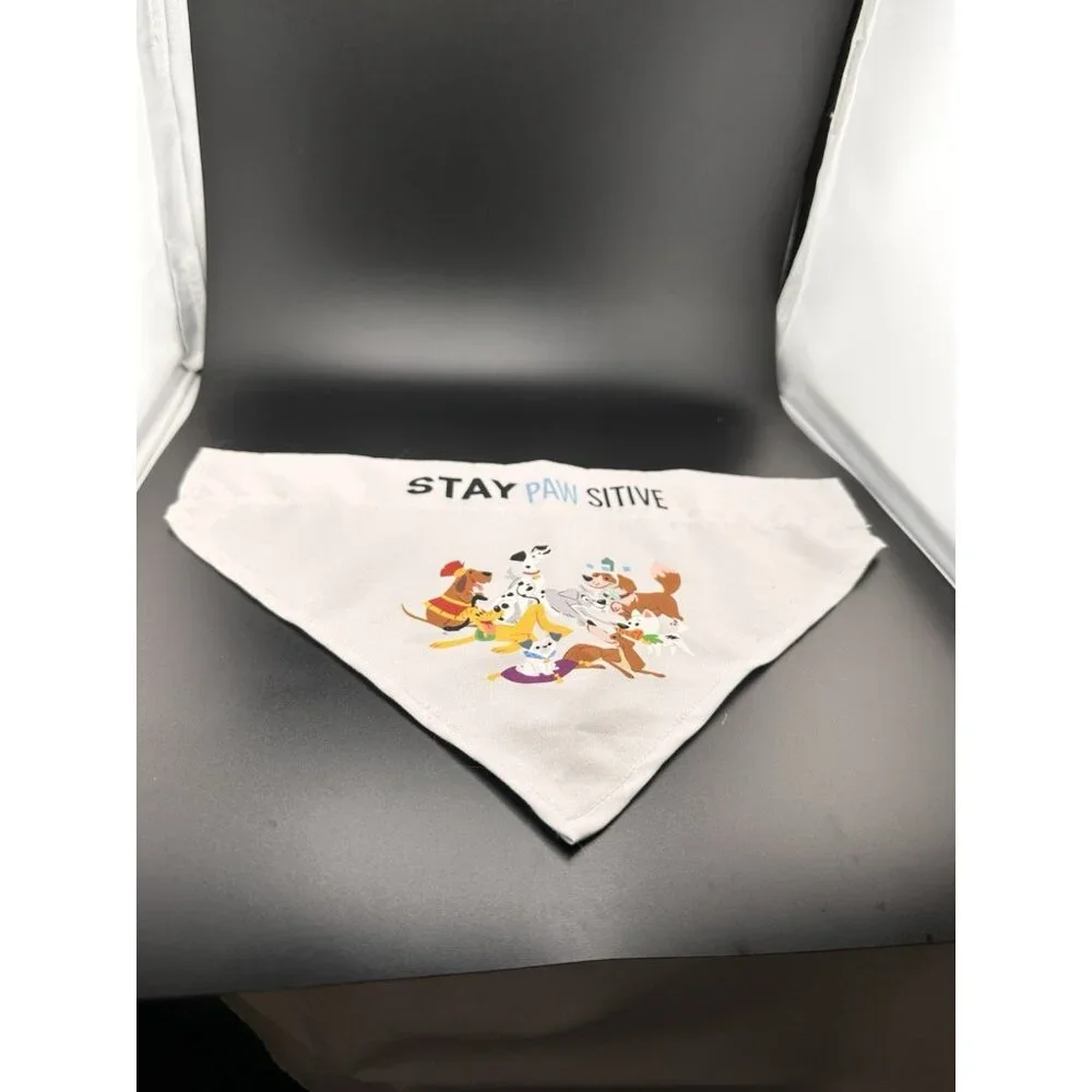 Disney‎ Tails Bandana Cats Dogs Stay Pawsitive Pluto Nana Bolt SIZE 0 XS/Small